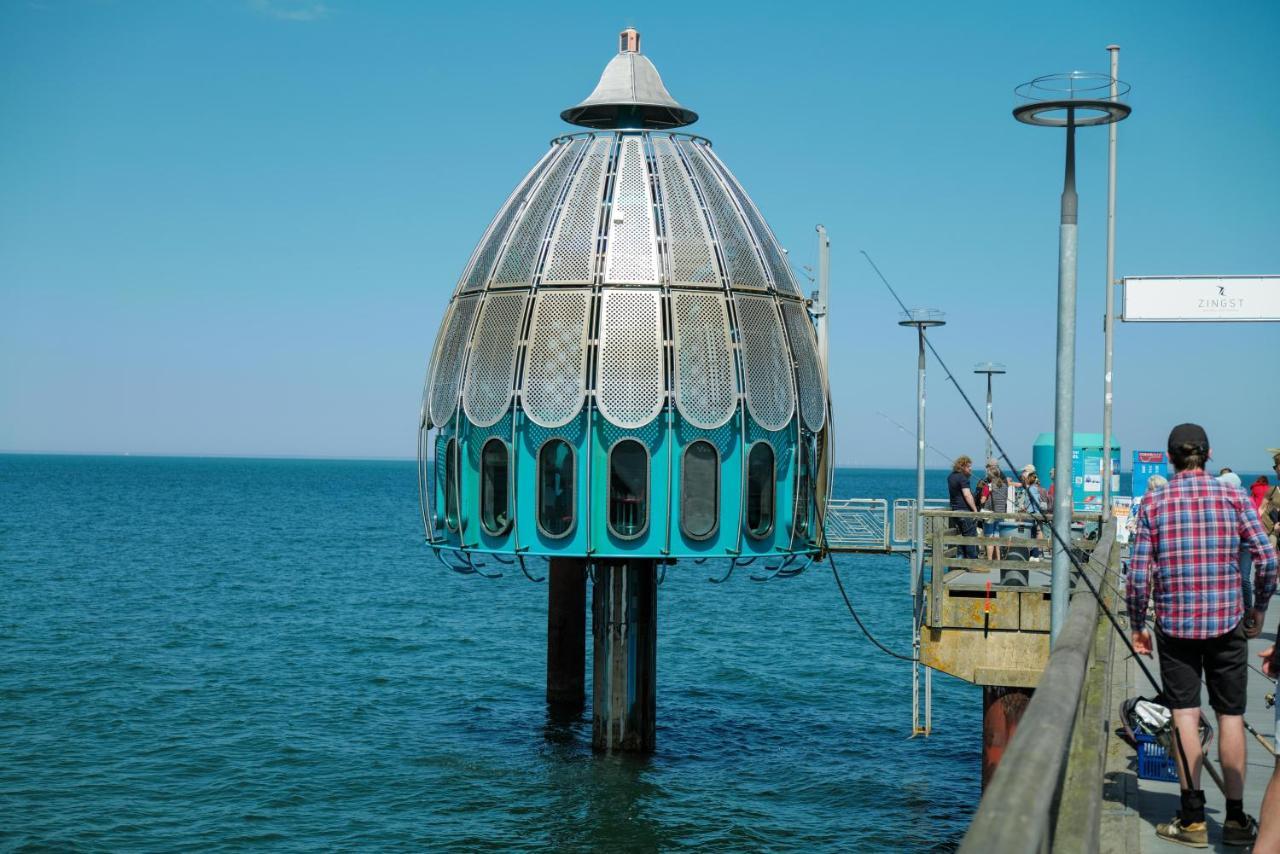 Ostseelagune Zingst, Exklusive Dhh, Strandnah, Sauna, Kamin, 3 Sz, 2 Baeder, Glasfaser, Haustierfrei, Garten Mit Suedterrasse, E-Ladesaeule, 2 Stellplaetze, Strandkorb, Fahrradschuppen, Waschmaschine, Trockner, Nichtraucher Buitenkant foto