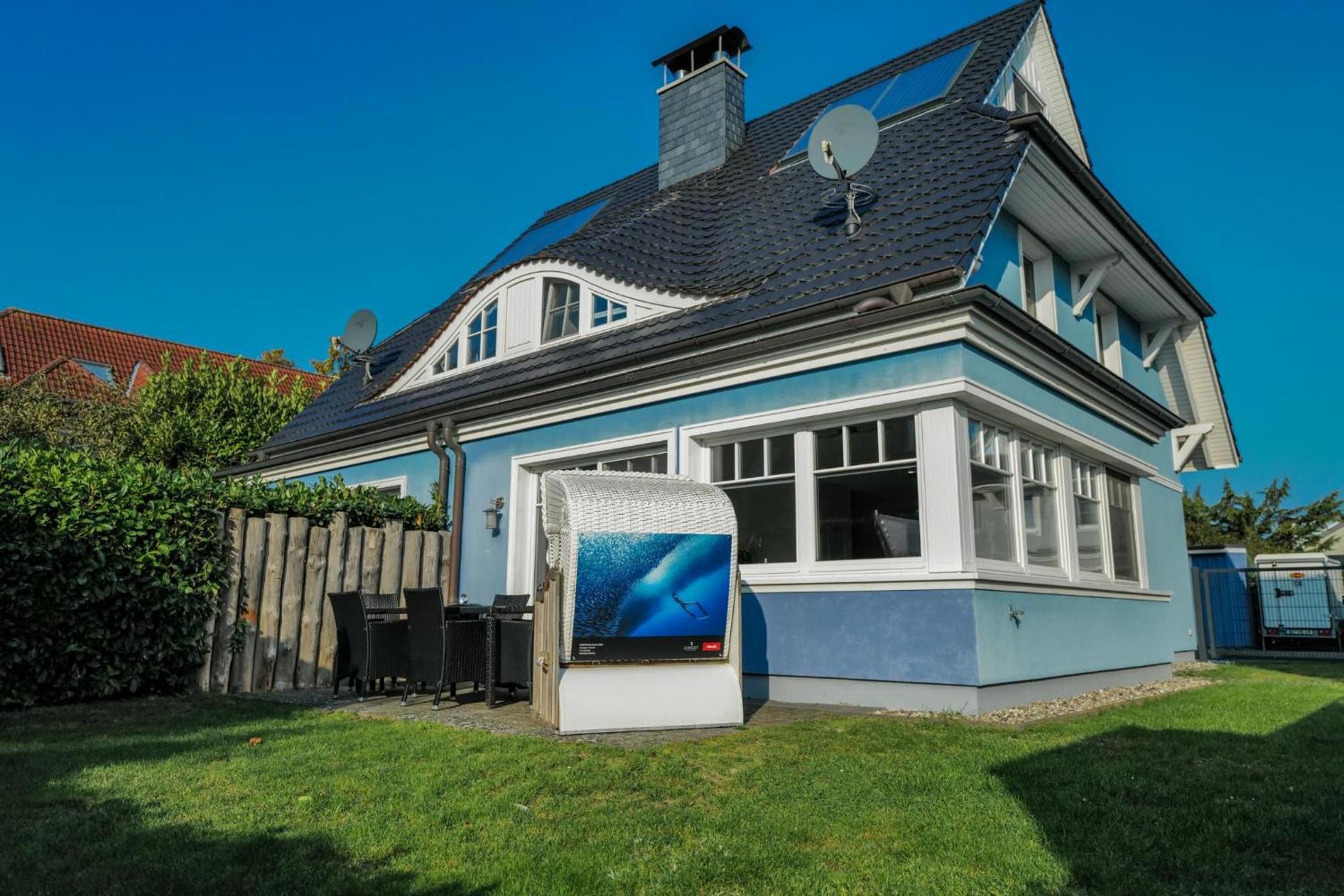 Ostseelagune Zingst, Exklusive Dhh, Strandnah, Sauna, Kamin, 3 Sz, 2 Baeder, Glasfaser, Haustierfrei, Garten Mit Suedterrasse, E-Ladesaeule, 2 Stellplaetze, Strandkorb, Fahrradschuppen, Waschmaschine, Trockner, Nichtraucher Buitenkant foto